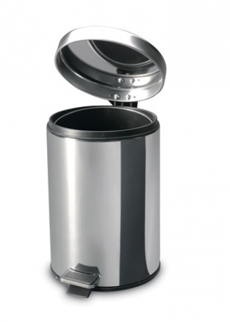 Elegance 3L Stainless Steel Pedal Bin (Bright)