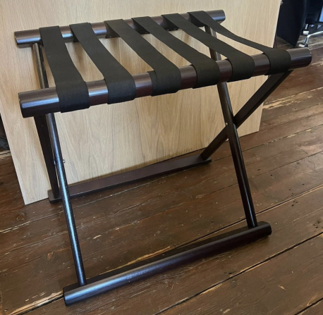 Luxury Walnut Wooden Luggage Rack