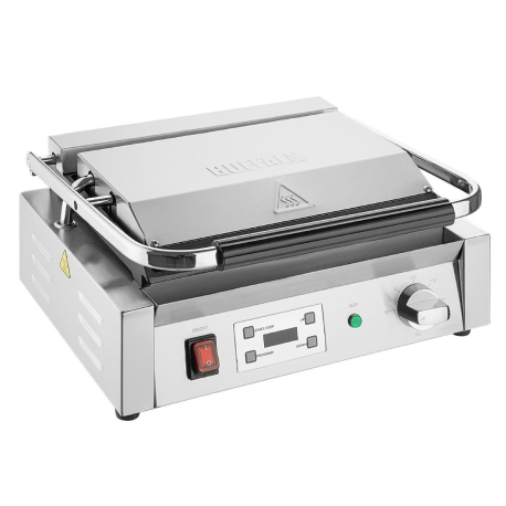 Buffalo Extra Large Contact Grill Ribbed Plate