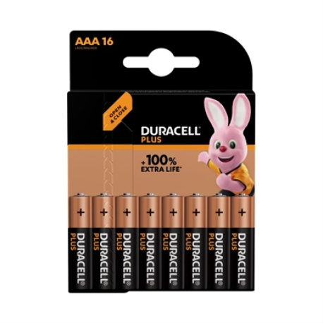 Duracell Plus AAA 1-5V Battery  Pack of 16