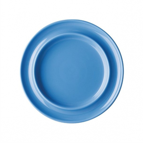 Olympia Heritage Raised Rim Plates Blue 203mm 4 Pack