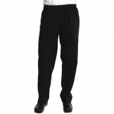 Chef Works Unisex Better Built Baggy Chefs Trousers Black 4XL