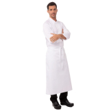 Chef Works 4-Way Long Waist Apron White
