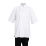 Southside Oakland Short Sleeve Chefs Jacket White Size M