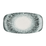 Churchill Inked Lume Oblong Platters Black 355x189mm 6 Pack