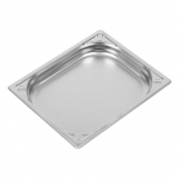 Vogue Heavy Duty Stainless Steel 1/2 GN Pan 40mm
