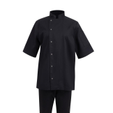 Southside Oakland Short Sleeve Chefs Jacket Black Size L