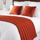 Comfort Simplicity Bed Runner Rust Double