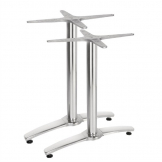 Bolero Aluminium Twin Leg Table Base 2 Pack