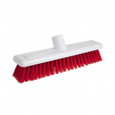 Jantex Hygiene Broom Soft Bristle Red 12
