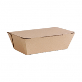 Vegware Compostable Microflute Takeaway Box 8x5 250 Pack