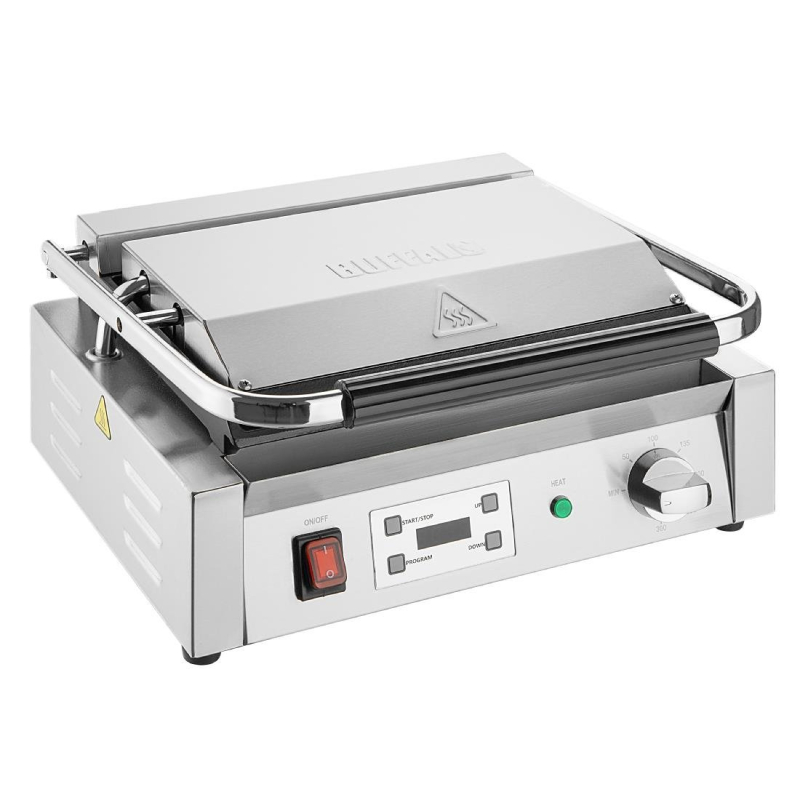 Buffalo Extra Large Contact Grill Ribbed Plate