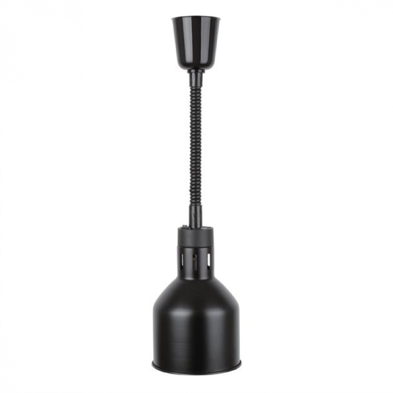 Buffalo Retractable Heat Lamp Matte Black Finish