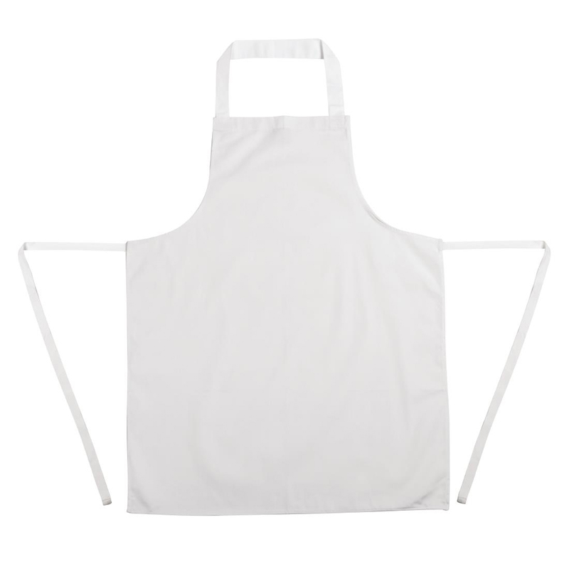 Whites Bib Apron Polycotton White