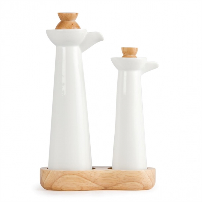 Olympia Whiteware Vinegar and Oil Set